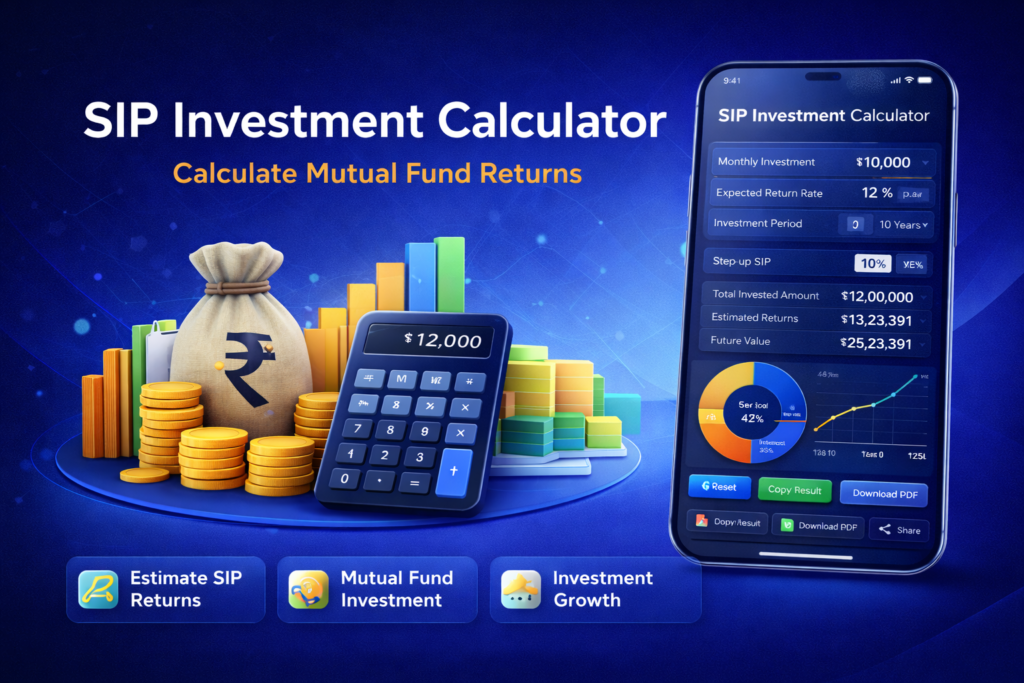 sip investment calculator