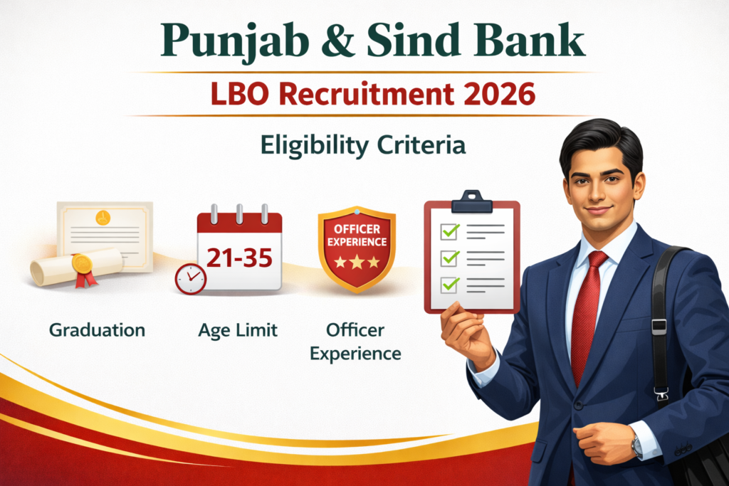 Punjab and Sind Bank LBO Recruitment 2026 eligibility criteria image