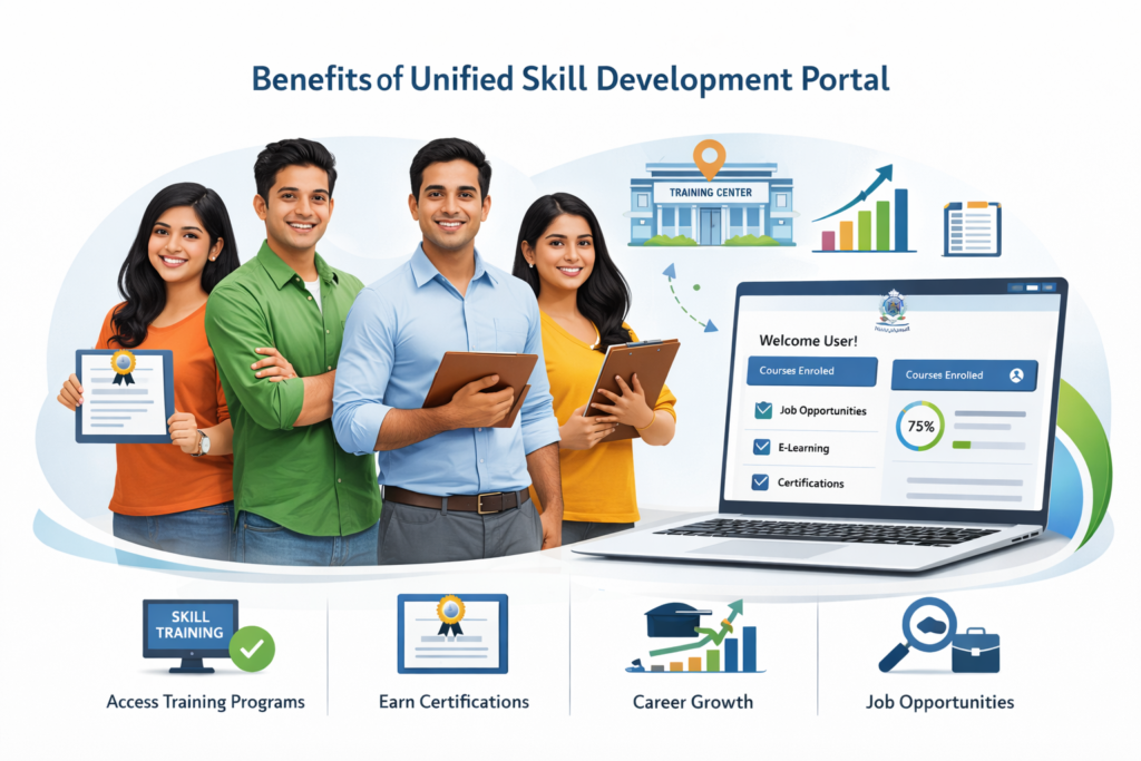 Benefits of Unified Skill Development Portal image